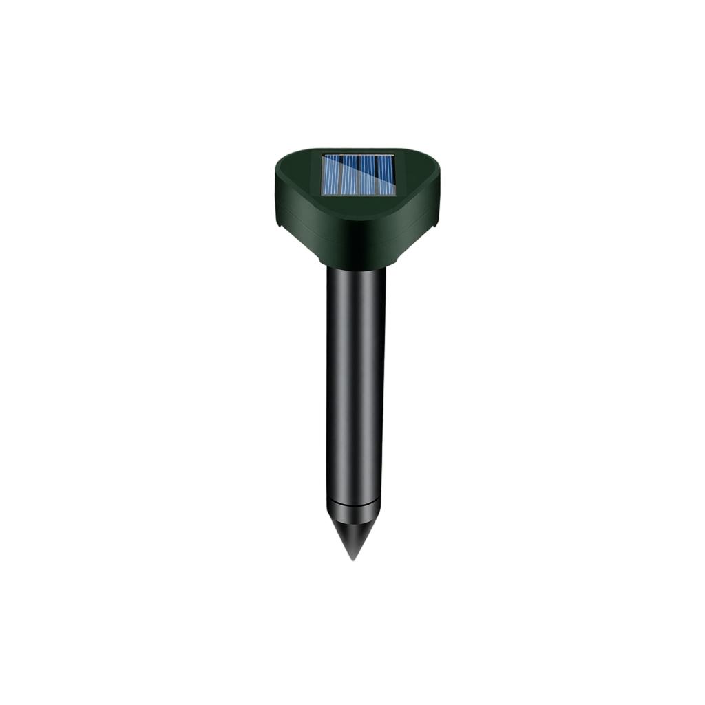 Ultrasonic Solar Powered Rodent Repeller Pest Control Device Outdoor Waterproof Solar Energy Powered Animal Repellent for Garden Lawn
