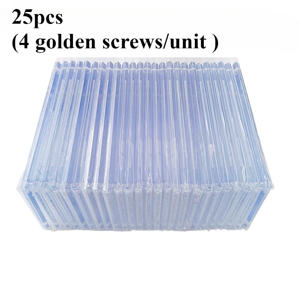5pcs Card Holder Screw Trading Card Protector 35 PT Baseball Card Protectors for Football Sports Game Cards Storage Display