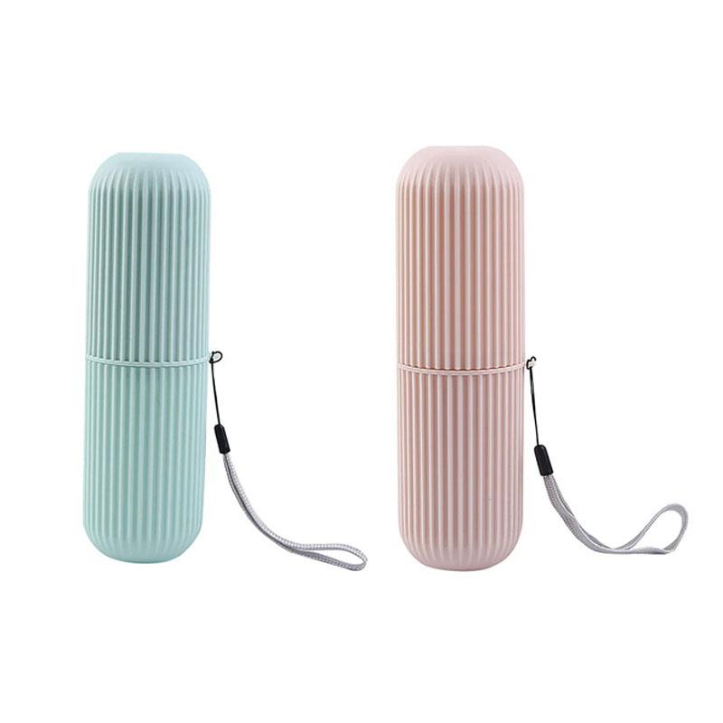 Portable Toothpaste Toothbrush Protect Holder Case Travel Camping Storage Box Organizer Travel Toiletries Storage Cup New Creat