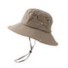 WidewideBrimmed Sun Hat Lightweight with Chin Strap Ventilated for Anglers, Tourists,