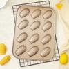 Thickened Shell Baking Pan Non-Stick Cupcake Mold Baking Tools Pastry Tray  Kitchen