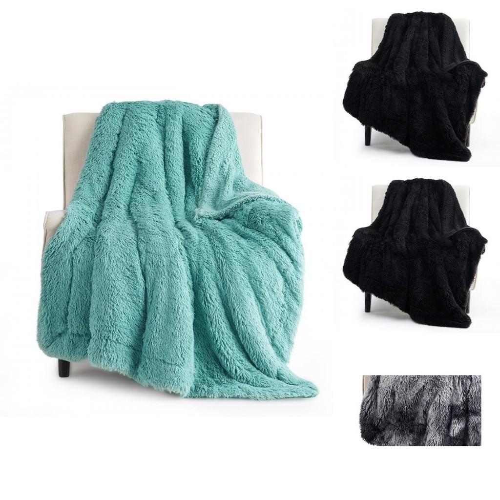 Cozy And Comfortable Double-sided Faux Fur Blanket For All Seasons In Various Sizes