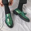 Party Loafers Men Fashion Tassel Formal Business Shoes Slip-on Comfortable Men's Leather Shoes Luxury Grace Casual Leather Shoes