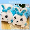 Adorable Rabbit Plush Long Pillow Soft Toy Ideal Gift For Girls In Pink And Blue Colors