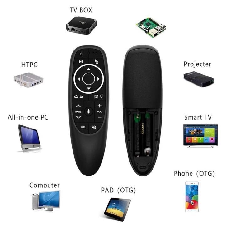 G10S PROBT 2.4G Remote Control Gyroscope Learning Backlit Air Mouse