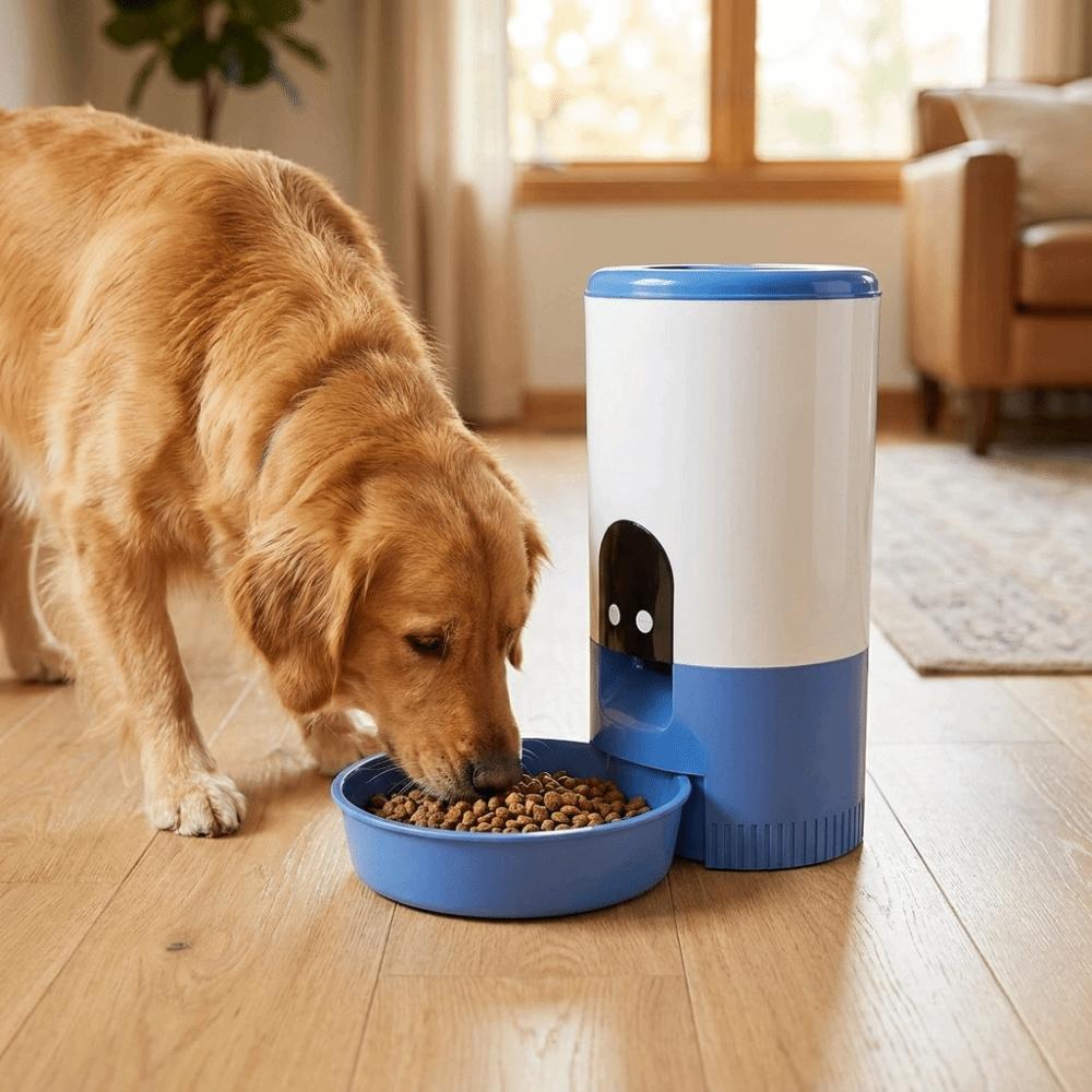Portion Control Cat Automatic Feeder Remote Control Quantitative Food Dispenser for Cats Dogs