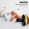 Nail Ring Soft Bristle Brush for Dust and Ash Cleaning