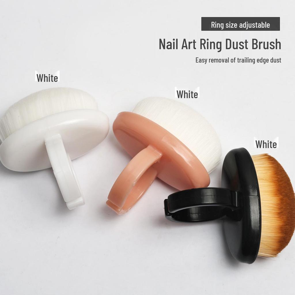 Nail Ring Soft Bristle Brush for Dust and Ash Cleaning