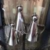 0.27L 304 Stainless Steel Oil Bottle Daily Use Dispenser Kitchen  Container Vinegar Precise Fit Condiment Leakproof Sauce