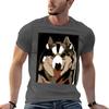 Malamute TShirt Fashion Pattern Printed Tee Shirt