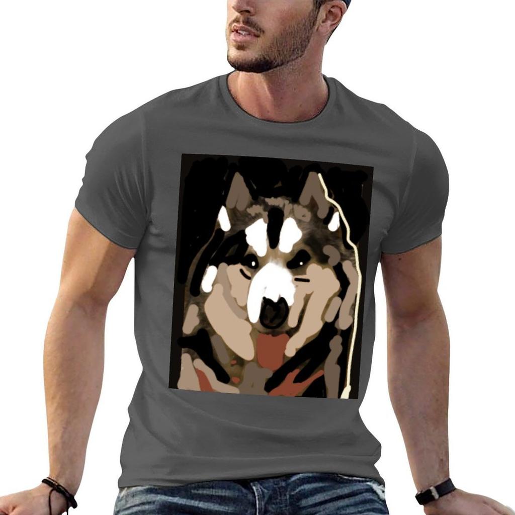 Malamute TShirt Fashion Pattern Printed Tee Shirt