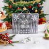 40 Pcs Electroplated Christmas Baubles Balls Plastic Christmas Tree Pendant  Gift