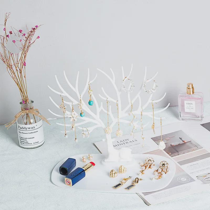 Suport creativ pentru bijuterii din coarne de cerb pentru coliere, brățări, cercei și pandantive