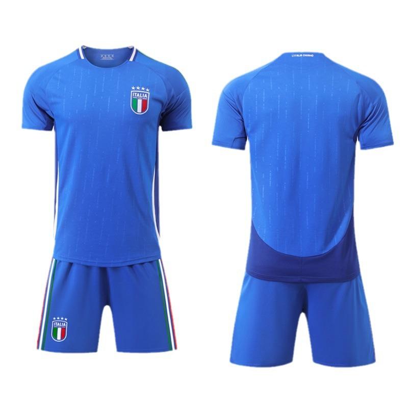 Maillot d'entraînement extérieur italien 24-25B Maillot de football Maillot pour enfant Vêtements pour enfant Taille adulte 16-3XL