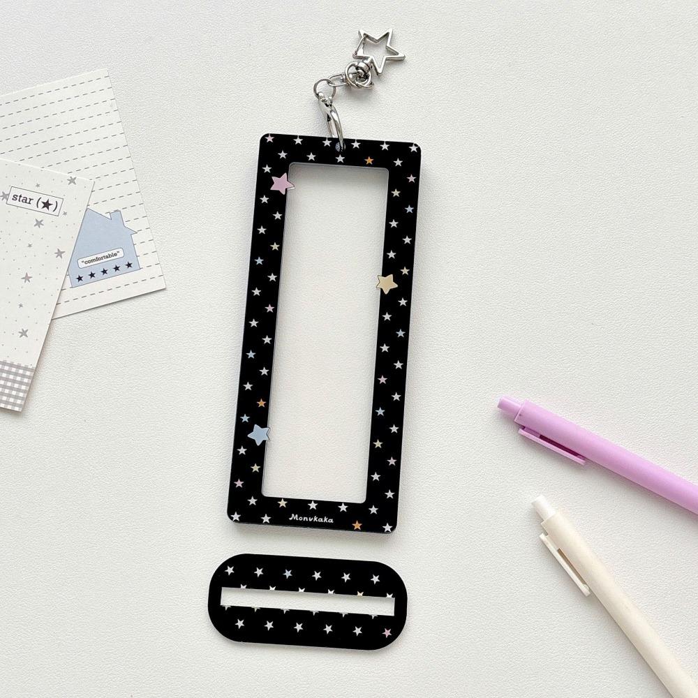 Interleaf Type Photo Booth Frames Acrylic Wedding Album Bookmark Holder For 2X6 Inch Photo Strips