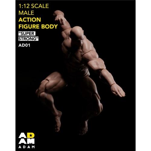 Toys & Hobbies TOYBARJAPAN 1/12 Scale Action Figure ADAM AD01 Manga-Style Muscle Man's Male Body