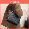 Stylish Minimalist Pu Tote Bag For Women In Black And White Perfect For Daily Use