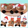 Candy Christmas Merry Basket Santa Snowman Decor Ornament Xmas New Year Kid Gift