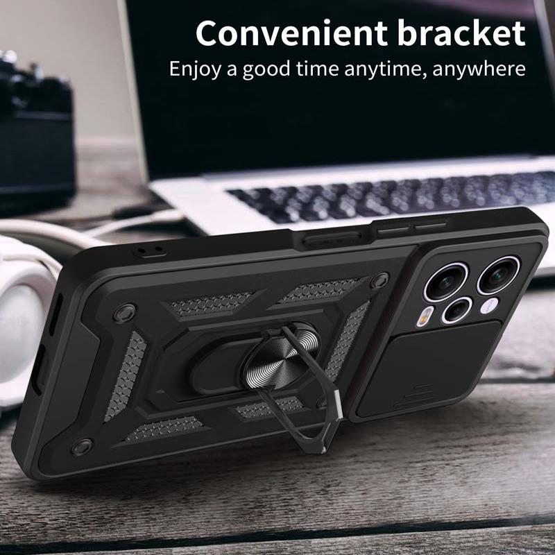 Slide Lens Case For Xiaomi Redmi Note 13 13C Redmi13 Shockproof Protect Cover for POCO C65 F5 X5 F6 X6 M6 Pro 4G 5G Phone Cases