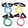 Fitness Resistance Band with Anti-slip Handle Portable Men Women Arm Shoulder Stretch Strength Training Leg Toning Exercise Elastic Strap Tension