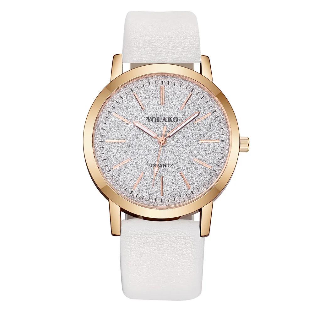 New Simple Women Watches Luxury Design Leather Watch Ladies Quartz Wristwatch Womens Small Round Dial Clock Reloj Mujer