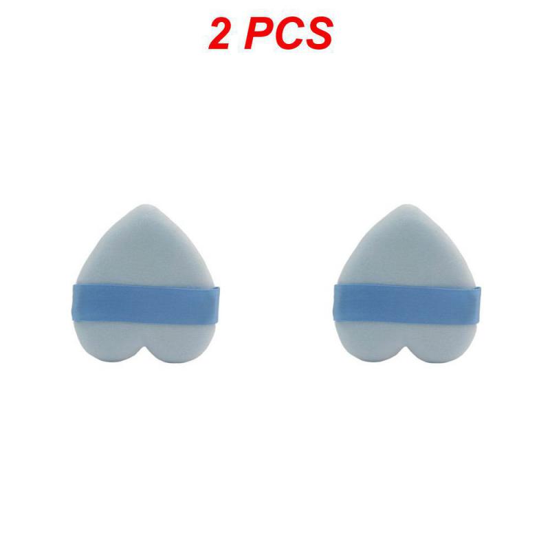 1/2/3PCS Heart-shaped Velvet Facial Face Makeup Puff Cosmetic Makeup Cotton Sponge Puffs Make Up Tools