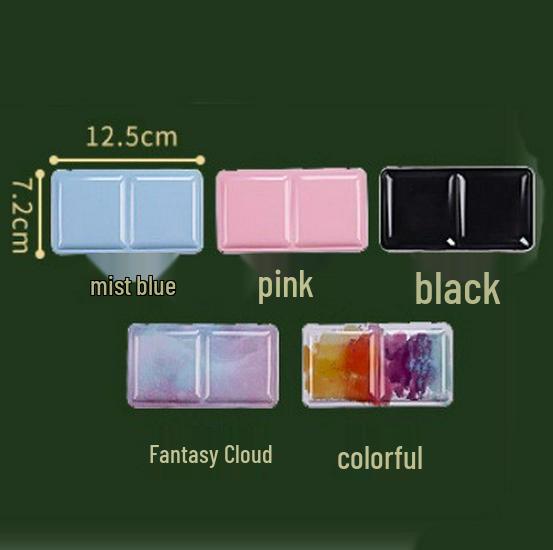 Portable Multi-Functional Watercolor Paint Box with Brush Washer Palette & Bucket