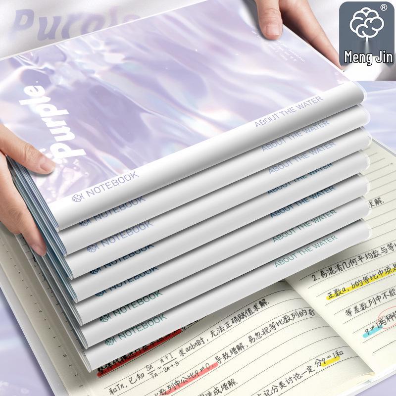 A5 Portable Thickened Notebook with Plastic Cover - Ideal for Students and Office Use