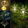 1~4PCS LED Solar Power Firework Lights Garden Decoration Fairy Lamp Waterproof Outdoor Dandelion Lawn Light Patio Garden Decor