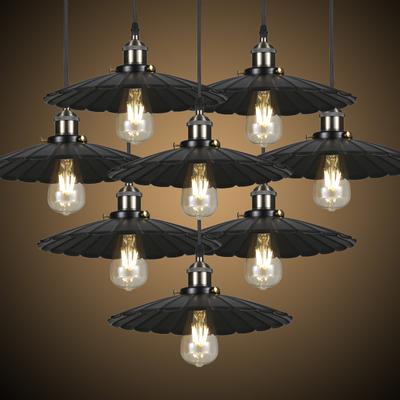 Tomshine AC110V Retro Pendant Light Fixtures E26 Base Socket Vintage Chandelier Hanging Lamp