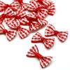 20/25Pcs DIY Christmas Tree Ornaments Crafts Xmas Hanging Decorations Christmas Bow Knot  Gift Decor