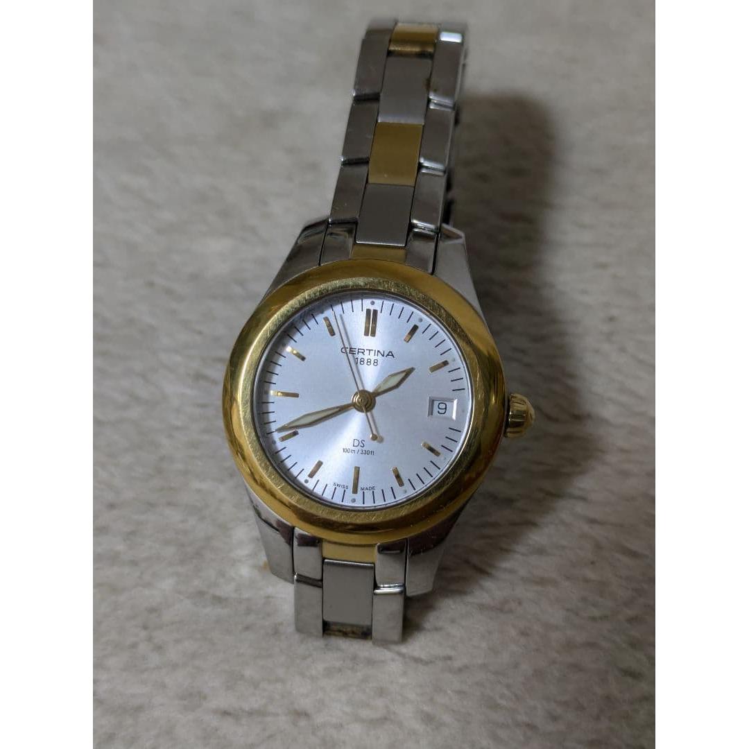 Used CERTINA watch silver/gold