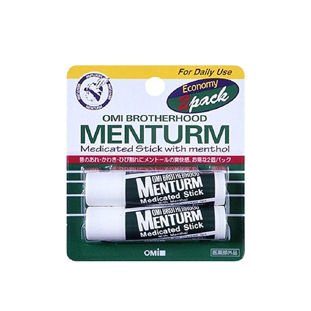 

Menturm Regular Medicated Lip Balm Stick with Menthol 2pc