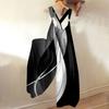 Women's Adjustable Strap Floral Print Overalls Jumpsuit Loose Fit Wide Leg Casual Suspender Pants
