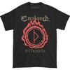 Men's Enslaved JETTEGRYTA T-shirt Medium Black