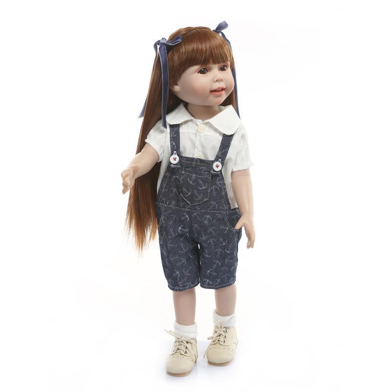 Cute Long-Haired Princess Silicone Doll Playmate как