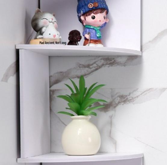 

Five-Layer No-Drill Corner Wall Shelf for Bedroom & Living Room