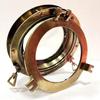 Hublot de bateau de canal de 12 pouces Fenêtre de porte marron antique Hublot en verre Décoration d'intérieur