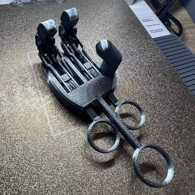 Plastic Over-engineering Robotic Arms Decompression Hand Articulate Movable Funny Ornaments Novel Figure Gifts Party Supplies