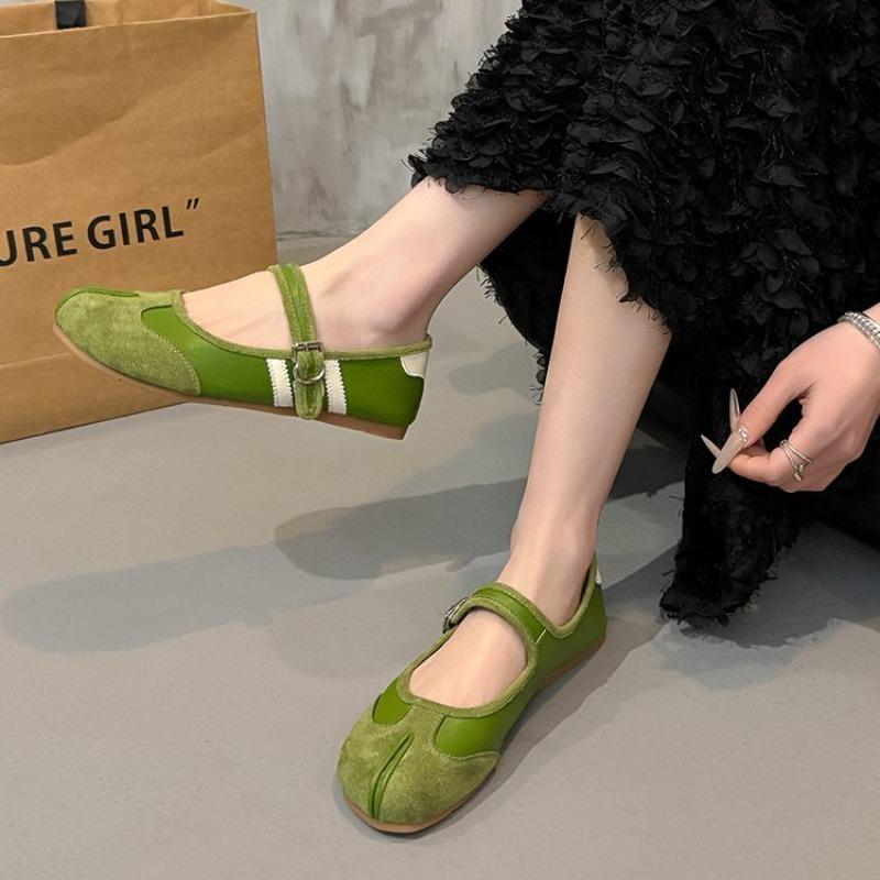 Women Marie Janes Shoes Flat Sandals Woman Sport Sneaker 2025 Trend Summer Loafers Casual Shoes Comfort Soft Leather Zapatillas