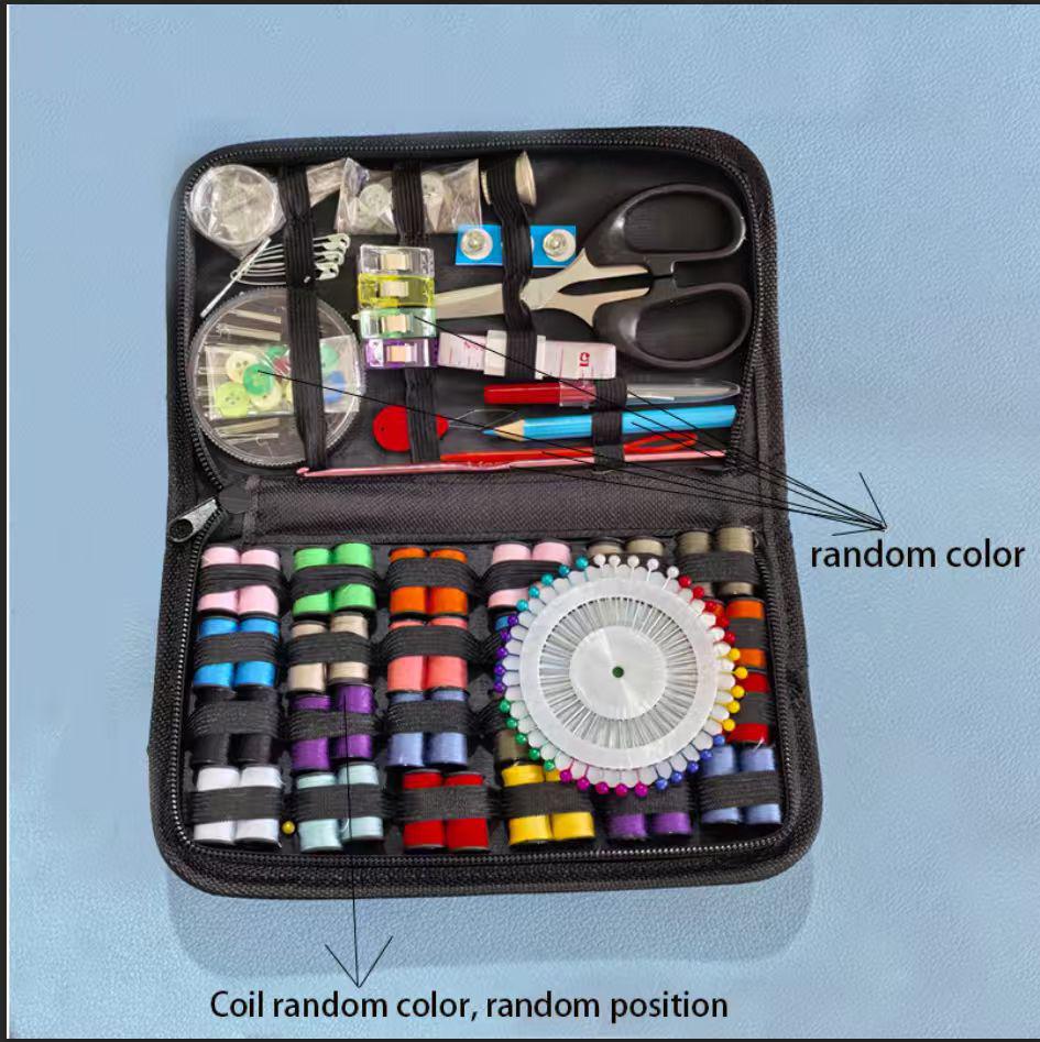 Compact Sewing Kit: Portable Mini Needle and Thread Box for Home & Travel