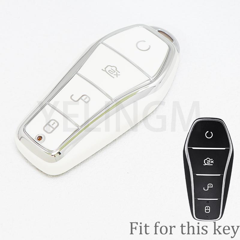 New Fashion Tpu Car Key Case Cover For Byd Qin Plusdmi Atto 3 Han Ev Dolphin Shell Fob Accessories