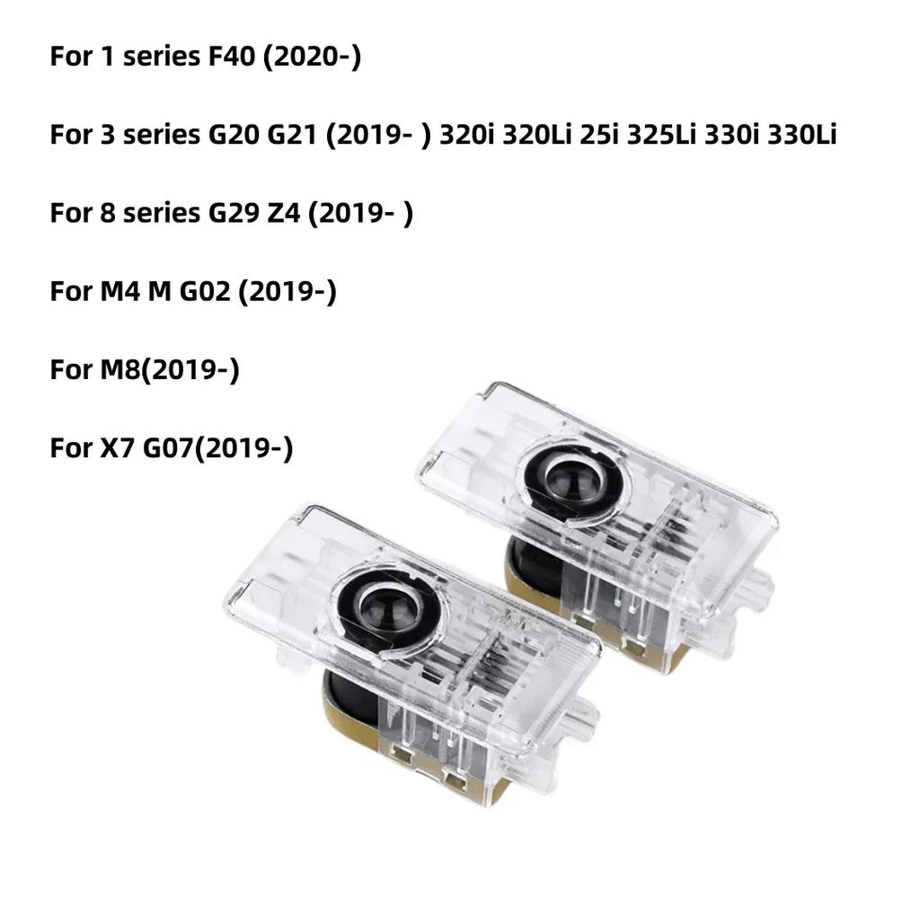 For BMW G20 F40 Z4 G29 M8 X7 G07 M4 G02 2022 New 1 3 Series Led Car HD Door Welcome Light Projector Logo Laser Ghost Shadow Lamp