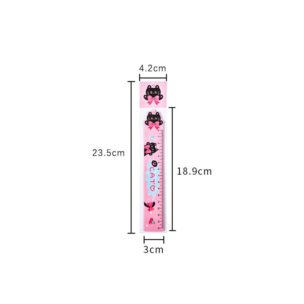 Cute Cat Magnetic Bookmark Ruler Reading Gift Pagination Mark Stationery Reading Book Clip School Office Supplies