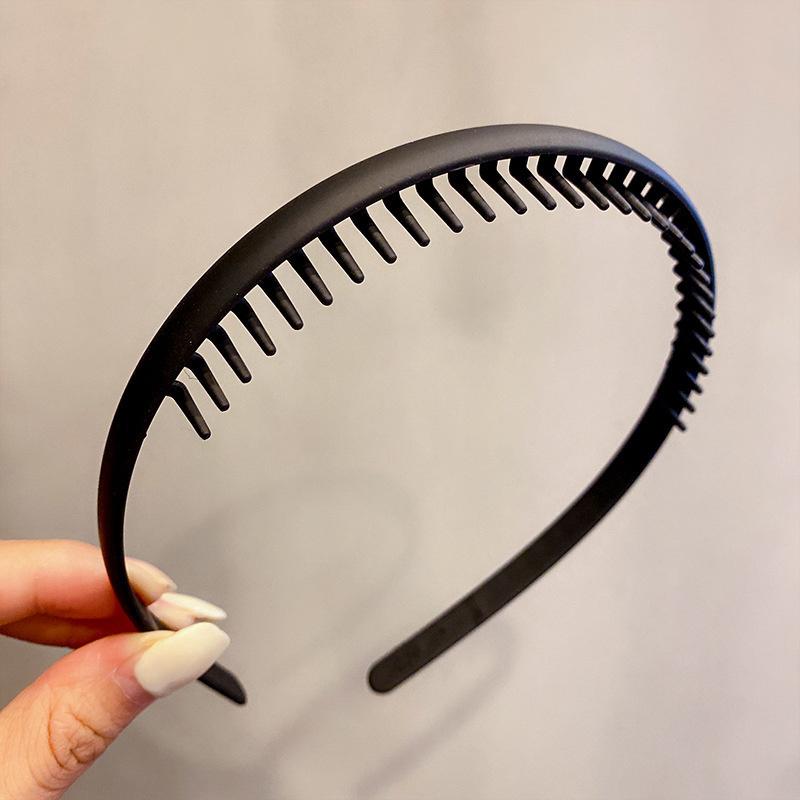 Korea Mode Lange Zahn Haarbänder Für Frauen Nicht Slip Haar Kämme Einfarbig Geometrische Lünette Femme Haar Zubehör Mädchen