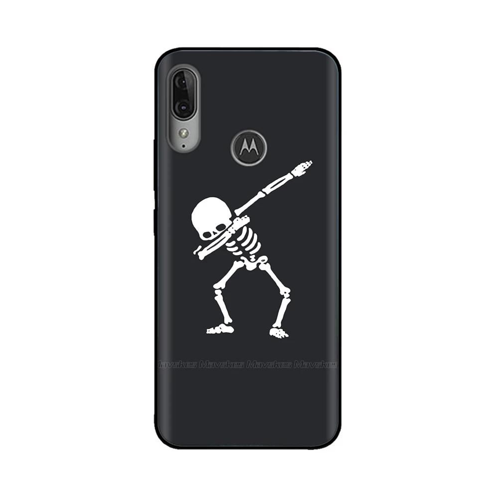 For Moto E6 Plus Case Soft Black Silicone Phone Back Cover For Motorola Moto E6 Play E6s 2020 MotoE6 Plus Case Cover Coque Funda
