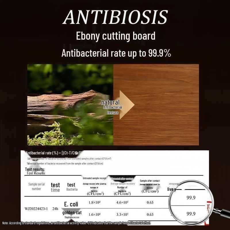 Anti-Mold Solid Wood Double-Sided Cutting Board - Chopsticks Mountain