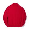 Li Ning Daily Prosperity Series Loose Ancient Style Pullover Solid Color Stand Collar Sweatshirt Men Sweatshirt Samba-Red AWDV765-3