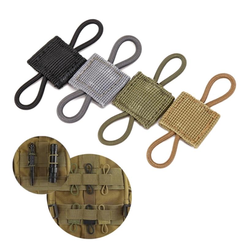 5 Pcs Tactical-Gear Holder Clips Backpack Binding Buckle Molle Webbing Retainer