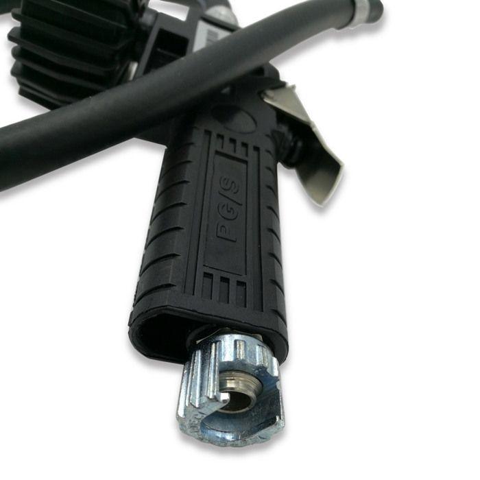 Manomètre de gonflage - OSE - Pistolet de gonflage - Pression de 0 à 10 bars - Plastique - Noir